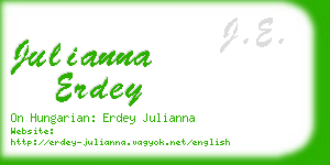 julianna erdey business card